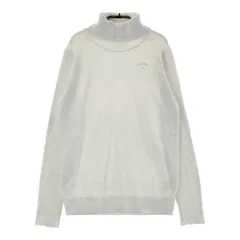 サイズ：LL CALLAWAY キャロウェイ 2023年モデル タートルネック ウール混 ニットセーター  ホワイト系 [240101399161] ゴルフウェア レディース ストスト