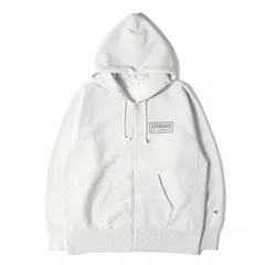 STANDARD CALIFORNIA パーカー ヘザーグレー XL | 24AW Champion ロゴ リバースウィーブ スウェット ジップパーカー (Champion for SD Exclusive Zip Hood Sweat)【メンズ】【中古】