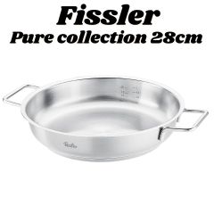 フィスラー サーブパン 28cm ピュア コレクション IH・ガス火対応 オーブン対応 Fissler メーカー公式 ドイツ製 ステンレス フライパン 両手鍋