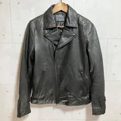 JACKROSE ジャックローズ レザー ダブル ライダース ジャケット アウター 羊革 シープレザー ラムレザー 本革 リアルレザー M ブラック 黒 Y2K 平成 お兄 メンズ SG334-15