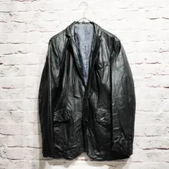 【pig skin】DESIGNWORKS シボ革 テーラードジャケットのサムネイル