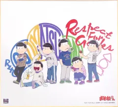 【中古】紙製品(キャラクター) 6つ子 描き下ろし色紙 「おそ松さん×R4G」 コラボアイテム予約購入特典