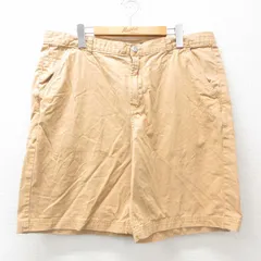 W39/古着 ショート パンツ ショーツ メンズ ディズニー ミッキー コットン ベージュ カーキ 25apr04 中古 ボトムス 短パン ショーパン ハーのサムネイル