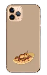 シンプルスマホ6 A201SH ケース カバー スマホケース ハードケース たこ焼き タコ焼き たこやき タコ 食べ物 大阪 フード 可愛い イラスト ゆるい うまい カラー01