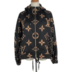 ルイ・ヴィトン Louis Vuitton ミックス モノグラム ナイロンジャケット フーディ パーカー アウター ナイロンジャケット ナイロン ブラック ブラウン レディース 【中古】のサムネイル
