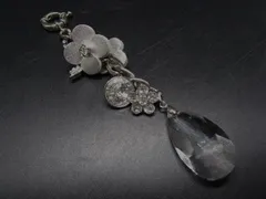 ANTEPRIMA アンテプリマ フラワー ビジュー ラインストーン キーホルダー バッグチャーム アクセサリー レディース シルバー系 DH7923