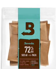 Boveda 葉巻/タバコ用 72-RH 2-湿度 コントロール サイズ 60 使用 25 葉巻 ヒュミドール ホールド 特許取得済み 技術 シガー ヒュミドール 4-カウント 再封 バッグ 4
