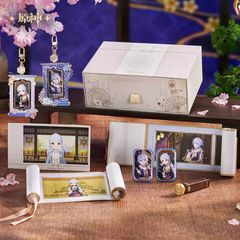 原神 神里綾華 神里綾人 雪霁逢椿 ギフトボックス 缶バッジ 公式正規品 神里綾人 神里綾華 原神 ギフトボックス 雪霁逢椿 守护 缶