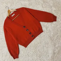 !【RODEO CROWNS】ロデオクラウンズ Vネック 朱色 20079