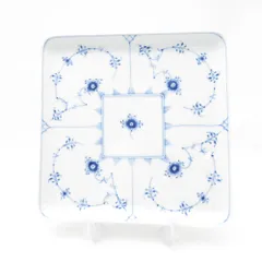 6259【希少美品】ロイヤルコペンハーゲン ブルーフルーテッド 角皿 2枚セット 6259【希少美品】ロイヤルコペンハーゲン ブルーフルーテッド 角皿 2枚