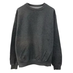 Champion 無地 スウェット トレーナー M チャコールグレー チャンピオン 裏起毛 袖ワンポイントロゴ 古着卸 アメリカ仕入 a709-5295