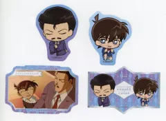 【中古】シール・ステッカー 毛利小五郎＆江戸川コナン 「名探偵コナン SDダイカットステッカーセット4」