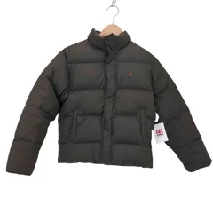 ポロバイラルフローレン Polo by RALPH LAUREN 80-90s 三角タグ ポニー刺繍 スタンドネック クロップド ダウンジャケット レディース 表記無 