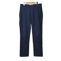 ロエベ LOEWE フィッシャーマン コットンパンツ ロールアップ ボタンフライ スラックス 46 靑 ブルー A-28003861のサムネイル