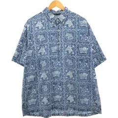 古着 90年代 レインスプーナー REYNSPOONER 水着タグ ビキニタグ 総柄 ラハイナセーラー プルオーバー ボタンダウン/eaa555618