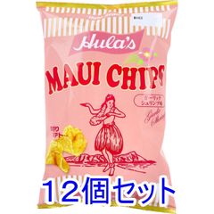 フラ印 マウイチップス ガーリックシュリンプ味 125g×12個セット ケース販売