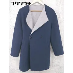 ■ ◎ ROPE PICNIC ロペピクニック ベルト付 長袖 コート サイズ38 ネイビー レディース  【中古】 【1002802581007】