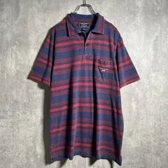 ◆【良品】90's，POLO SPORT RALPH LAUREN｜ポロスポーツ ラルフローレン，ボーダー，刺繍，ナイガイ，半袖ポロシャツ