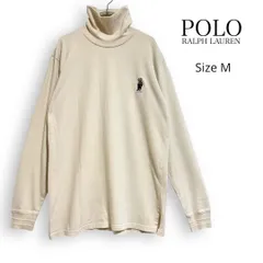 90s POLO RALPH LAUREN ポロ ラルフローレン ポロベア ハイネック 長袖 Tシャツ M