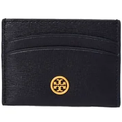 トリーバーチ カードケース TORY BURCH レザー ロビンソン ロゴ カードケース 名刺入れ 定期入れ パスケース ブラック 84070