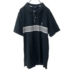 POLO RALPH LAUREN 半袖ポロシャツ L ネイビー ポロラルフローレン ワンポイントロゴ刺繍 古着卸 アメリカ仕入 a707-5139