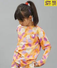 【ムラスポ公式】THE NORTH FACE ザ・ノース・フェイス キッズ ラッシュガード Tシャツ 長袖 ユーティリティ 水陸両用 UVカット NTJ12443 BA