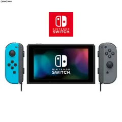 (本体)マイニンテンドーストア限定 Nintendo Switch(ニンテンドースイッチ) カスタマイズ Joy-Con(L) ネオンブルー/(R) グレー Joy-Conストラップ ブラック(HAC-S-KAYAA) 任天堂