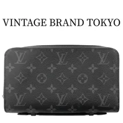 ルイヴィトン 長財布 メンズ モノグラムエクリプス ジッピーXL クラッチバッグ ブラック 黒 ラウンドファスナー LOUIS VUITTON M61698 シルバー金具 ギフト 美品【中古品】