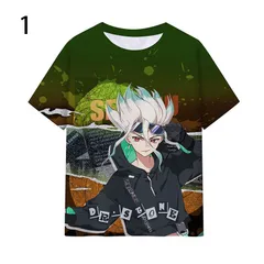 Dr.STONE（ドクターストーン）3DTシャツ（全5種）※購入後取引メッセージに希望No.を入力（例：「No.5希望」） ※未記載の場合はランダム発送