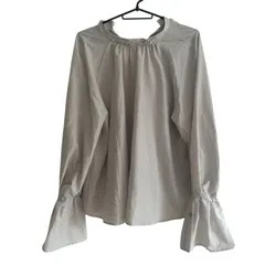 LA1 nano universe ナノユニバース ブラウス グレージュ レディース Mサイズ