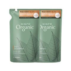 スカルプDオーガニック 薬用 スカルプ シャンプー 脂性肌用 2点 詰め替え アンファー 男性 メンズ 男性シャンプー メンズシャンプー