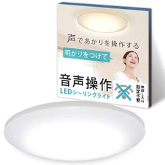 リモコン 省エネ 3300lm (日本照明工業会基準) 調光 取付簡単 ~6畳 LED 音声操作 CL6D-5.11V シーリングライト アイリスオーヤマ
