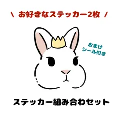 【お好きなステッカー2枚】ステッカー組み合わセット