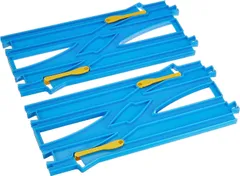 【新品】 タカラトミー 複線わたりポイントレール 複線渡りポイントレール プラレール TOMY 2本入 24 R