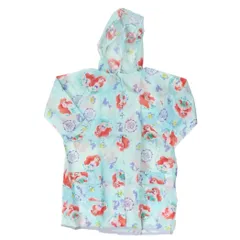 【メール便】リトルマーメイド 子供用 レインウェア リュック ランドセルが背負えるレインコート アリエル ディズニープリンセス スケーター キッズ 子ども用 雨合羽 キャラクター グッズ 