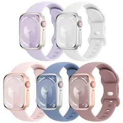 【新着商品】41mm 42mm 40mm 44mm 45mm 38mm 46mm 49mm バンド スポーツストラップ 交換ベルト バンド 柔らかいシリコン素材 Watch 通気性 防水性 Apple に対応 iWatch コンパチブル Series 10/9