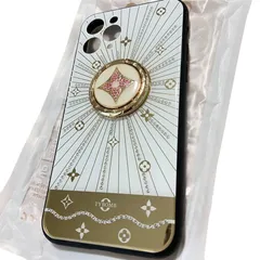 【送料無料】新品未使用 iPhone11 Pro ケース スマホ　鏡として鏡として使える リング付き キラキラ かわいい  軽量 薄型 耐衝撃 おしゃれ ストラップホール 携帯カバー ゴールド ホワイト ピンク(iPhone 11Pro)