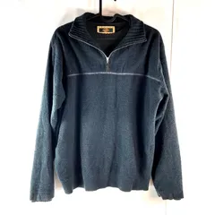ジョセフアブード JOSEPH ABBOUD ニット 長袖 重ね着風 ロゴファスナー カーキ 黒 Mサイズ 918844のサムネイル