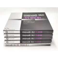 即納正規品maxell　マクセル　35-180Ｂ　UDXL 中古品　10号のテープ　6個 オープンリールデッキ