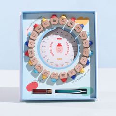 ☆ 블루 ☆ 우드 ☆ 유치 케이스 유치 케이스 유치 상자 치아의 보관 상자 유치 넣기 유치 넣어 케이스 투스 케이스 아기의 치아 보관 보존 수납 귀여운 귀여운 세련된 소년 소녀 메모리얼 빠진 치아 성장 기록 메모리얼 케이스