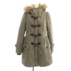 バーバリーブルーレーベル BURBERRY BLUE LABEL ダッフルコート ロング フード 中綿 36 ベージュ /MF ■OSのサムネイル