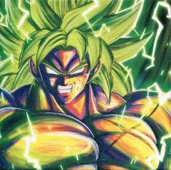 【中古】キャンバスボード・キャンバスアート ブロリー キャンバスボード ABURART-アブラート- 「一番くじ ドラゴンボール ULTIMATE VARIATION」 I賞