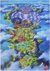 【中古】ポスター A2ポスター ガラル地方マップ 「ポケットモンスター ソード・シールド」 ポケモンセンター限定