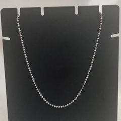 <USED>　シルバー　925 ボールチェーン　ネックレス
