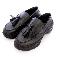 マルタンマルジェラ Martin Margiela タッセルローファー スニーカー 革靴 レザー 皮革 厚底 43 27.0 黒 ブラック /MP ■GY17のサムネイル