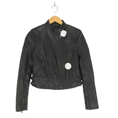 バナナリパブリック BANANA REPUBLIC レザーダブルライダースジャケット レディース  XS
