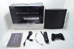 【送料無料】 ソニー SONY プレイステーション3 本体 CECH-3000B コントローラー&Moveセット 60GB箱付き