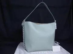 ■新品■未使用■ STELLA McCARTNEY ステラ マッカートニー フレイム レザー ワンショルダーバッグ 肩掛け ライムグリーン系 FP7037