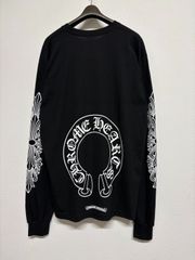 CHROME HEARTS クロムハーツ Horse Shoe ホースシュー 長袖 Tシャツ ロンT カットソー 黒 ブラック XLサイズ 新品未使用
