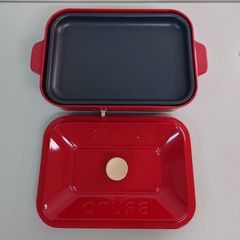 BRUNO 　コンパクトホットプレート　BOE021　（赤）